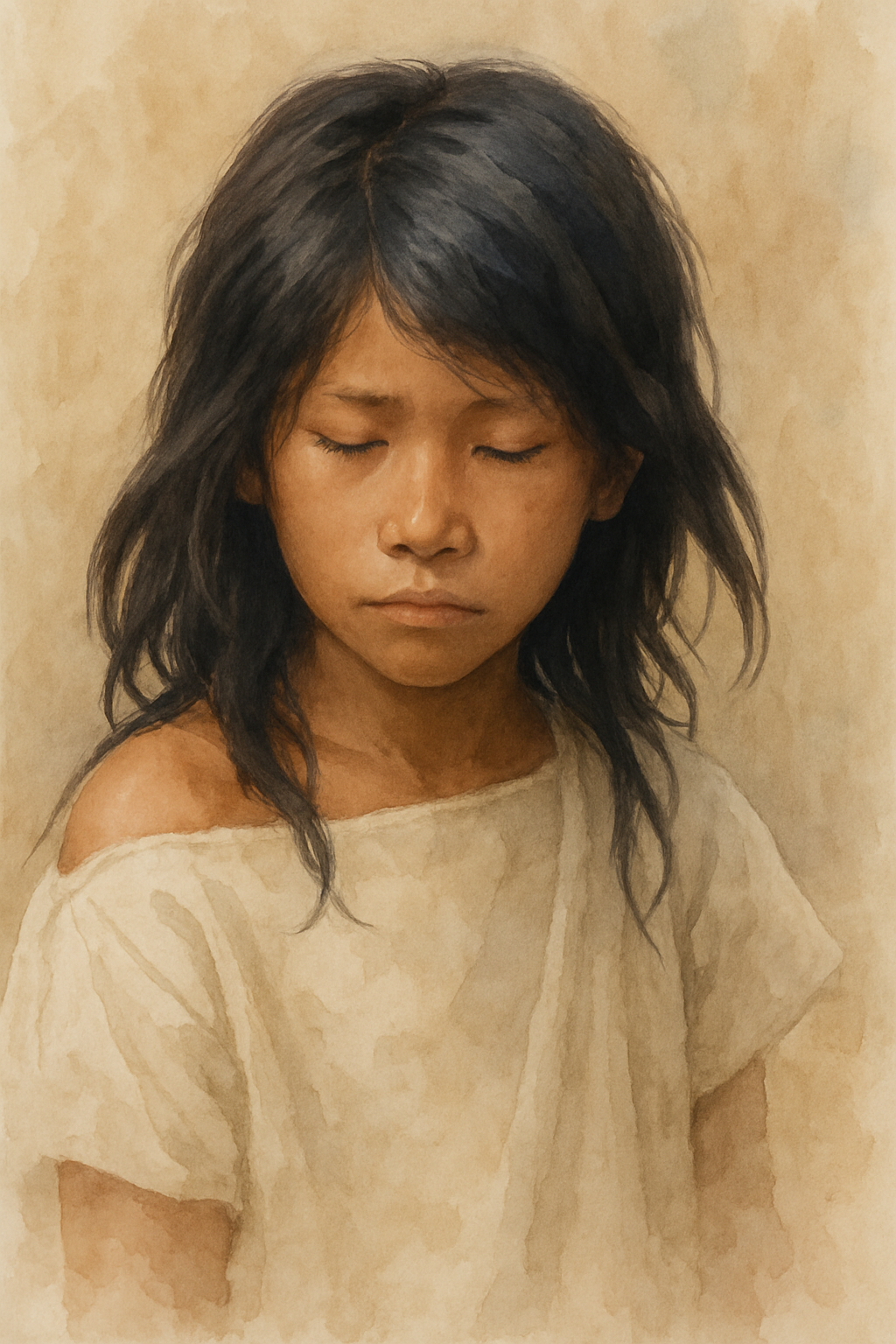 Porträt eines jungen Mamo